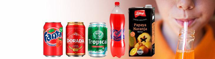 Soft drinks, beers, juices, milk and cofe from canary islands