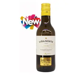 Mini botella de Vino Viña Norte Blanco Personalizacion Gratis