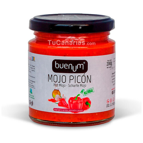 Canary Products Canarian Spicy Red Mojo Picon Buenum 250ml 100% Natural