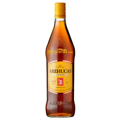 Kanaren produkte Arehucas Rum Gold 1 Liter
