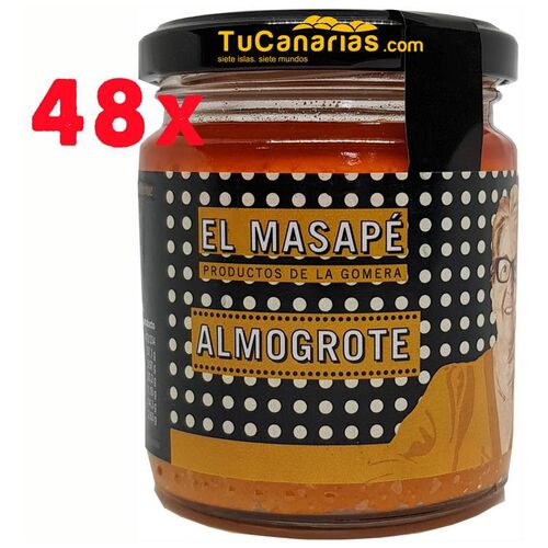Productos Canarios 48 udes Almogrote Gomero Artesano Masape 250ml