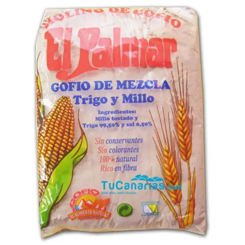 Kanaren produkte Weizen - Mais Gofio El Palmar 1 kg