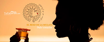 Gin Beso de la Mulata de Canarias