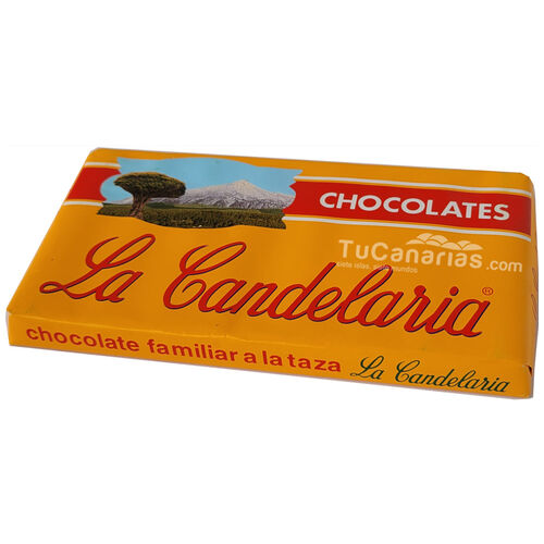 Kanaren produkte Familienschokolade tasse La Candelaria 200g