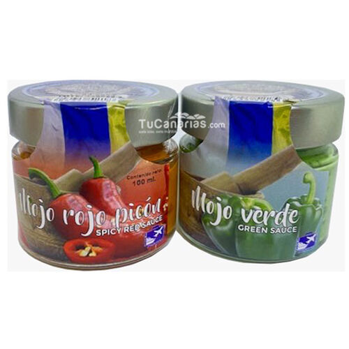 Kanaren produkte Bipack Mojos Rot und Grun Oro 2x100 ml