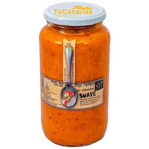 Mojo Palmero with Almonds Spicy Sauce 900 g Canary Products Mojo Palmero with Almonds Spicy Sauce 900 g