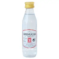 Miniatur-Flasche Arehucas Weiss Rum - Kostenloses Personalisierung 