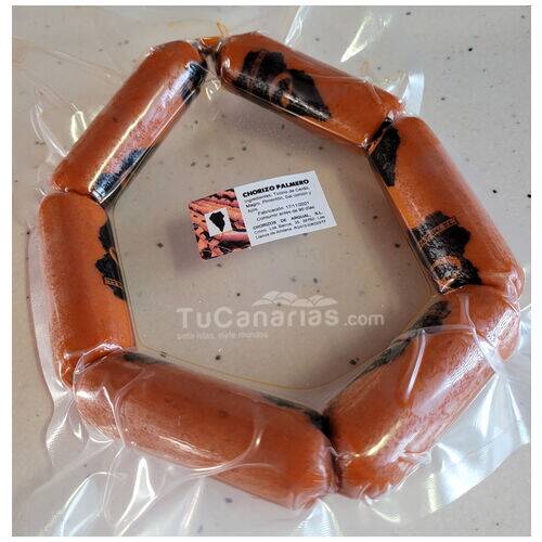 Chorizo Perro Milde Wurst 6 stuck Vakuum Kanaren produkte Chorizo Perro Milde Wurst 6 stuck Vakuum