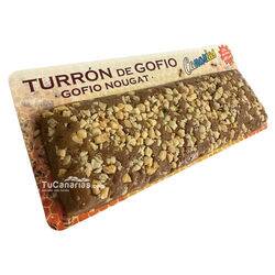 Turrón artesano de Gofio con Miel y Almendras