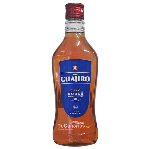 Kanaren produkte Rum Guajiro Roble 0,5L Eichenfass