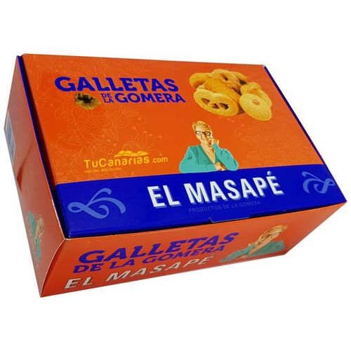 Productos Canarios Galletas de La Gomera El Masape Caja 500g surtida