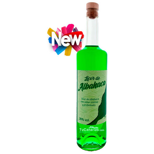 Canary Products Artisan BASIL liqueur from GIN 72 750ml