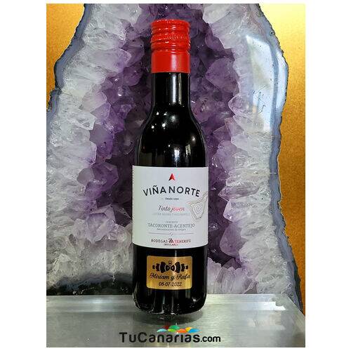 Mini bottle Red wine Vina Norte Customized Free