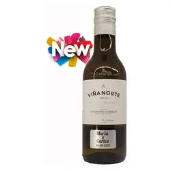 Mini botella Vino Viña Norte Afrutado Personalizada Gratis