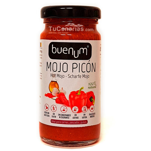 Kanaren produkte Rot-Mojo-Picon Buenum 250ml Naturlich 