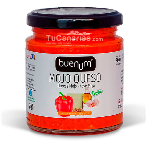 Productos Canarios Mojo Queso Buenum 250ml 100% Natural