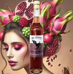 Licor Dragón Granada y Pitaya GIN72 artesano 500ml