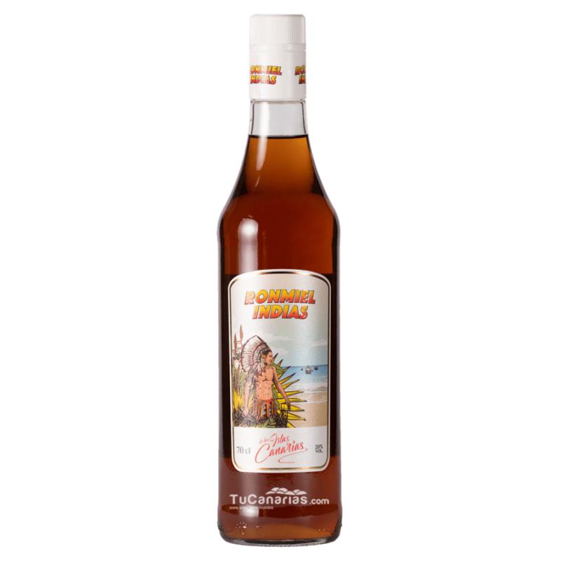 Productos Canarios Ron miel Indias de Las Islas Canarias 1 Litro