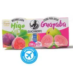 Pack 2 Mermeladas: Higo + Guayaba 2x140g
