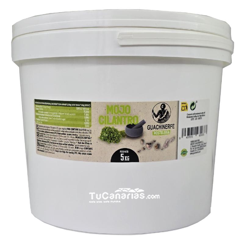 Productos Canarios Mojo Cilantro Guachinerfe 5 Kg Horeca