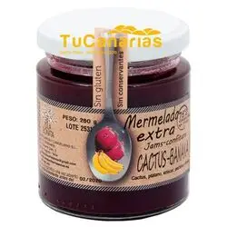 Mermelada Extra Tuno Indio Platano Isla Bonita Natural 260g