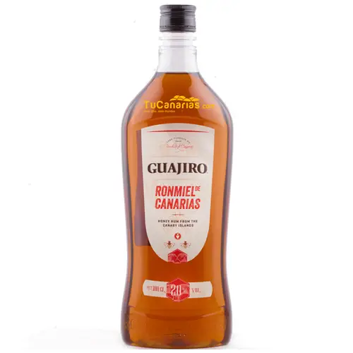 Kanaren produkte Guajiro Honig Rum 1 Liter 20% - Gold Welt und Kundenwahl USA