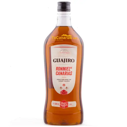 Ron Miel Guajiro 20% 1 Litro - Oro mundial y Consumer Choice EEUU Productos Canarios Ron Miel Guajiro 20% 1 Litro - Oro mundial y Consumer Choice EEUU