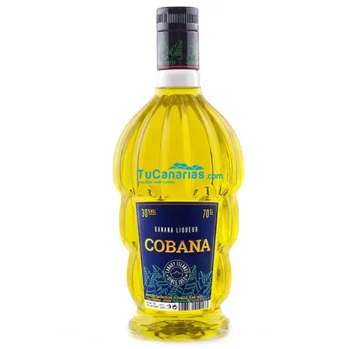 Kanaren produkte Cobana Kanarische Bananen-Likor 0,7 L.