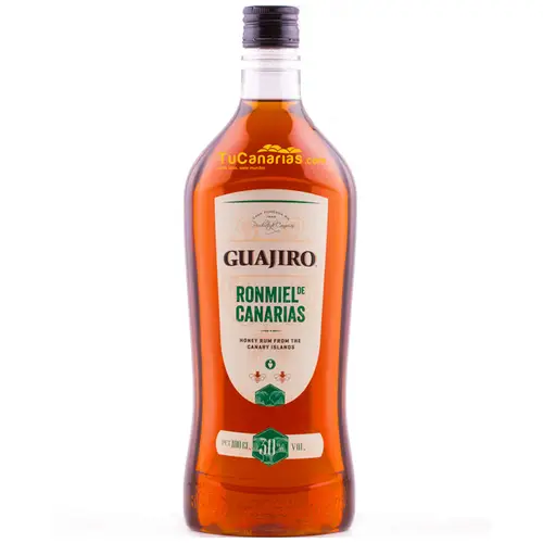 Canary Products Guajiro Honey Rum 30% 1 Liter - World Gold & Consumer Choice USA
