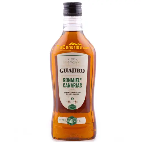 Ron Miel Guajiro 30% 0,5 L - Oro mundial y Consumer Choice EEUU Productos Canarios Ron Miel Guajiro 30% 0,5 L - Oro mundial y Consumer Choice EEUU