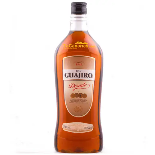 Kanaren produkte Guajiro Golden Rum 1 Liter - World Platinum & Consumer Choice 2016 USA