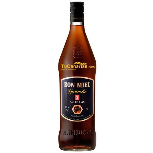 Kanaren produkte Arehucas Honig Rum Guanche 1 Liter