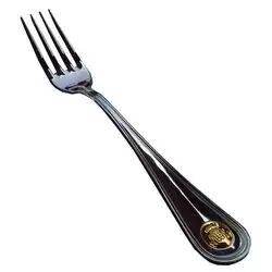Kanarische Serving Fork Gold 24 K 