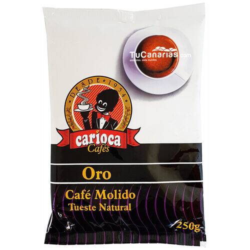 Cafe Carioca Oro Molido Tueste Natural Productos Canarios Cafe Carioca Oro Molido Tueste Natural