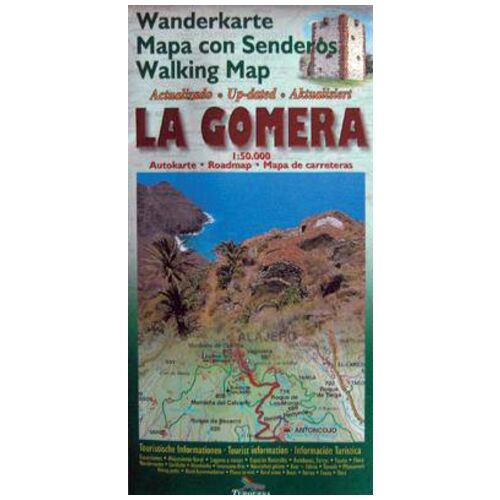 Kanaren produkte Touristische Karte von La Gomera 