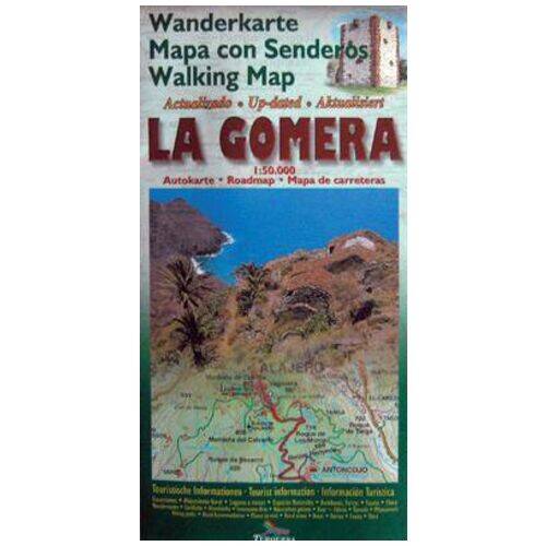 Canary Products Tourist map of La Gomera