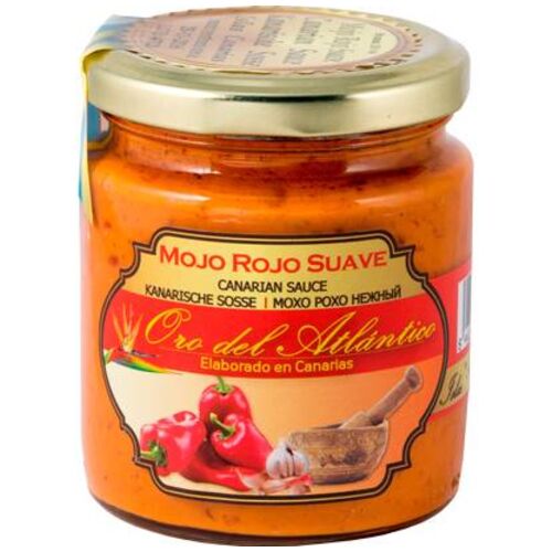 Productos Canarios Mojo Rojo Suave Oro Atlantico 250 ml