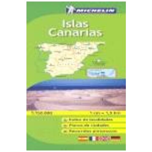 Canary Products Road Map Canary Islands. Michelin.