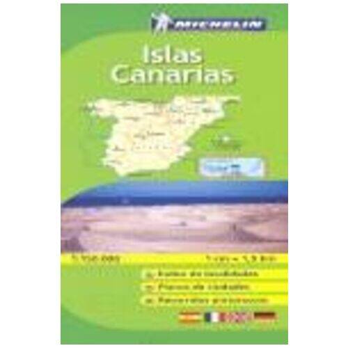 Canary Products Road Map Canary Islands. Michelin.