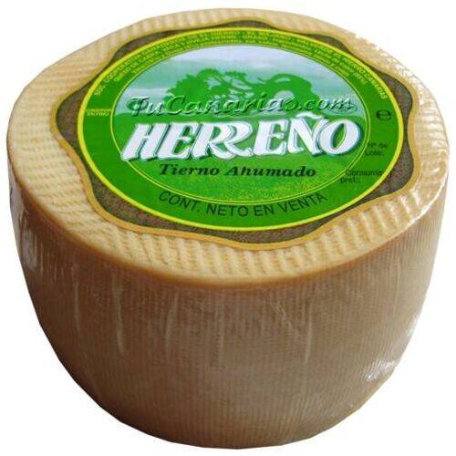 Productos Canarios Queso Herreño Blanco Ahumado 1200 g. - Plata Mundial