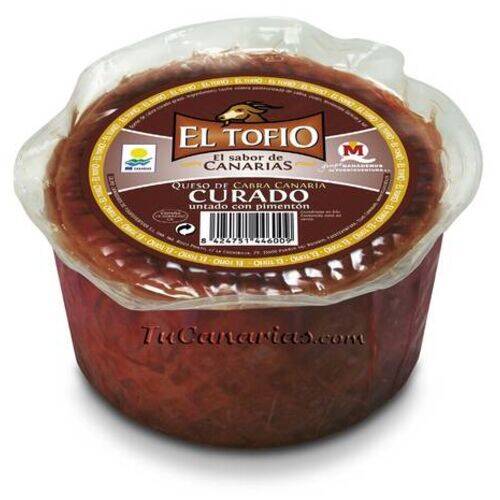 Tofio Cheese Ripened Red 1000 g. - 2016 World Gold Canary Products Tofio Cheese Ripened Red 1000 g. - 2016 World Gold