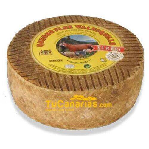 Productos Canarios Queso Valsequillo Curado 500 gr. Bronce Mundial 2016