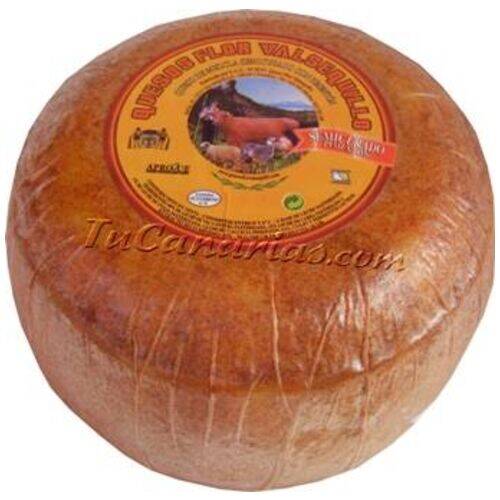 Queso Valsequillo Semicurado Rojo 500 gr. Productos Canarios Queso Valsequillo Semicurado Rojo 500 gr.