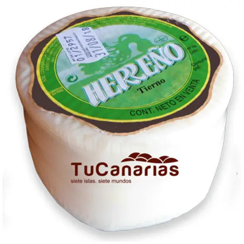 Queso Herreño Blanco 600 g. - Plata Mundial Productos Canarios Queso Herreño Blanco 600 g. - Plata Mundial