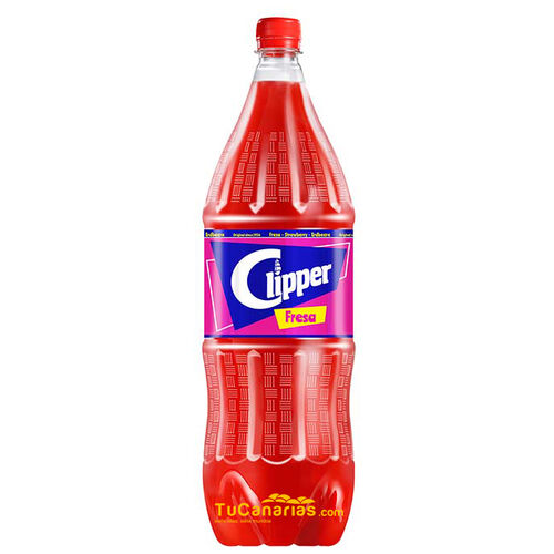 Kanaren produkte Clipper Erdbeere Soda 2 liters