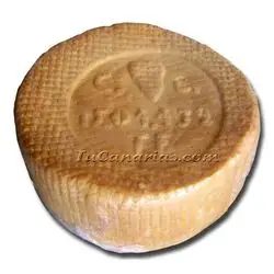 Queso Palmero Artesano Semicurado Ahumado 1 Kg.