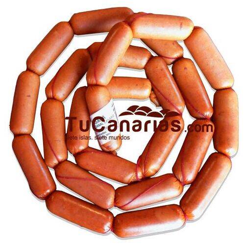 Productos Canarios Chorizo Perro Palmero 25 unidades