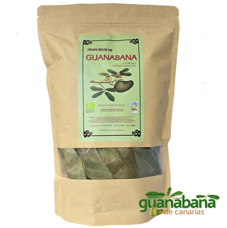 50g. Canary Islands Soursop 100% Organic Dry Leaves Super Premium Canary Products 50g. Canary Islands Soursop 100% Organic Dry Leaves Super Premium