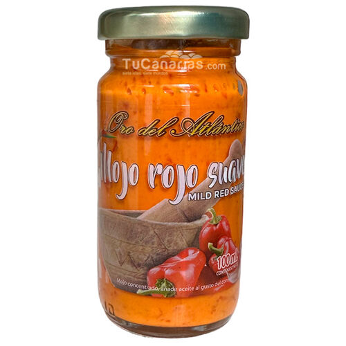 Productos Canarios Mojo Rojo Suave Oro Atlantico 100 ml - Personalizado Gratis