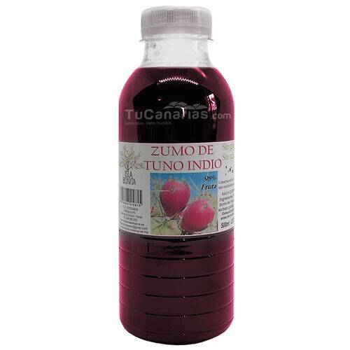 Productos Canarios Jugo puro Tuno Indio Puro Isla Bonita 500ml 100%